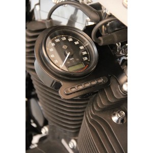 SPEEDOMETER BLACK SIDE MOUNT KIT HARLEY DAVIDSON XL 1200X FORTY EIGHT 2010-2020