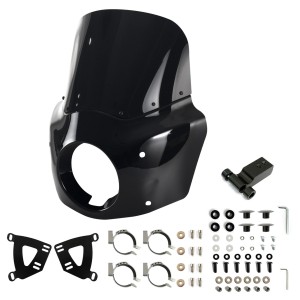 WINDSCHUTZSCHEIBE CLUB WARRIOR 11" HARLEY DAVIDSON FXST SOFTAIL STANDARD 2020-2024