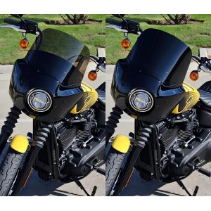 WINDSHIELD CLUB WARRIOR 11" HARLEY DAVIDSON FXST SOFTAIL STANDARD 2020-2024
