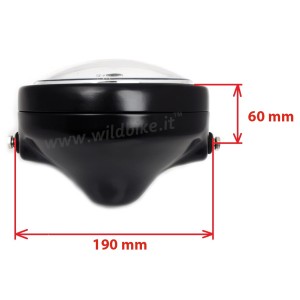 SCHEINWERFER LED 7.7" 200 MM FRONT EU ZUGELASSEN ANGEL EYE SUPERLIGHT MOTORRAD