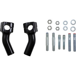 RISERS HANDLEBAR 4 " KICKBACK BLACK FOR HARLEY DAVIDSON XL SPORTSTER 2004-2021