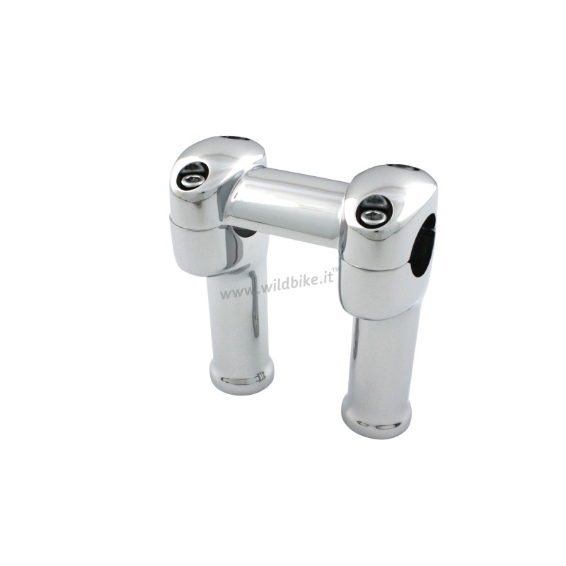 RISER HANDLEBAR WITH TOP CLAMP KITS 5" 127 MM 59783-08 CHROME FOR HARLEY DAVIDSON