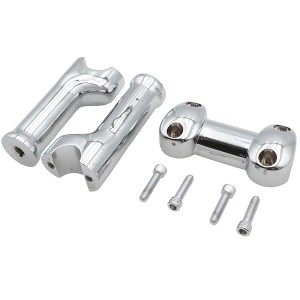 RISER COMPLETO KIT ALZA MANUBRIO 5" 127 MM 59783-08 CROMATO PER HARLEY DAVIDSON