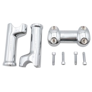 RISER COMPLETO KIT ALZA MANUBRIO 5" 127 MM 59783-08 CROMATO PER HARLEY DAVIDSON