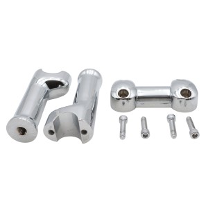 RISER HANDLEBAR WITH TOP CLAMP KITS 5" 127 MM 59783-08 CHROME FOR HARLEY DAVIDSON