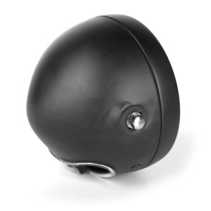 BLACK HEADLIGHT BODY SHELL 5-3/4" 145 MM SIDE MOUNT FOR MOTORCYCLE