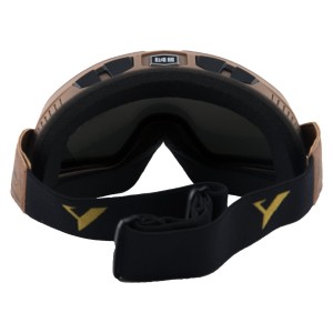LUNETTES VINTAGE ROADSTER CAFE RACER BRUN POUR MOTO