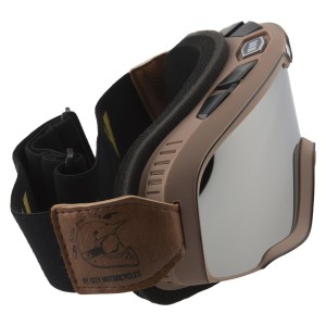 LUNETTES VINTAGE ROADSTER CAFE RACER BRUN POUR MOTO