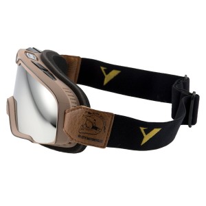 LUNETTES VINTAGE ROADSTER CAFE RACER BRUN POUR MOTO