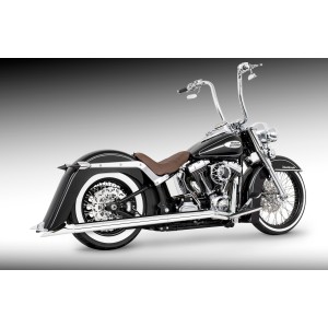 AUSPUFFANLAGEN KLASSISCHE 2,5" TRUE-DUALS 36" CREEPER HARLEY DAVIDSON FXST FLST SOFTAIL 07-17