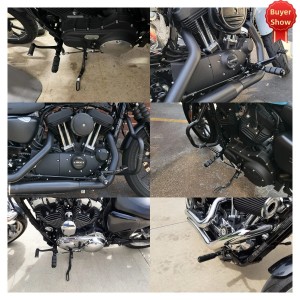 FORWARD CONTROLS DELUXE BLACK HARLEY DAVIDSON XL SPORTSTER 2014-2022