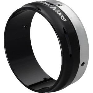 ENDKAPPEN BILLET RACE 4.5" SCHWARZE AUSPUFF SCHALLDAMPFER KHROME WERKS