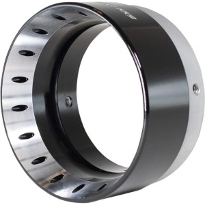 FONDELLO FINALE END CAP TURBINE 4.5" NERO PER SCARICO MARMITTA KHROME WERKS