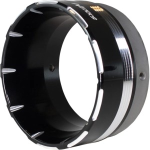 EMBOUT BILLETTE TRACER 4.5" NOIR POUR POT D'ÉCHAPPEMENT KHROME WERKS