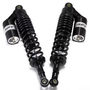 HINTERE STOSSDÄMPFER UNIVERSAL RFY GAS 360 MM SCHWARZ CUSTOM-MOTORRÄDER UND HARLEY DAVIDSON