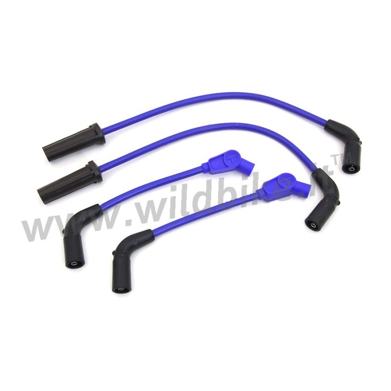 CAVI BLU PER CANDELE 8 MM SET HIGH PERFORMANCE SUMAX HARLEY DAVIDSON SOFTAIL 2018-2024