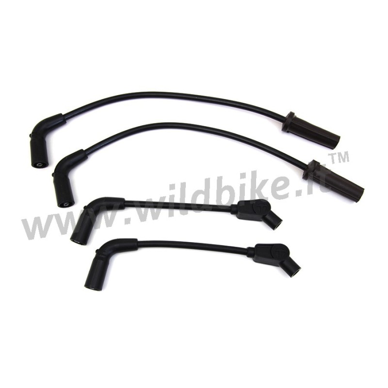 ZÜNDKERZE SCHALTSEILE 8 MM SET SUMAX HIGH PERFORMANCE SCHWARZ HARLEY DAVIDSON SOFTAIL 2018-2024