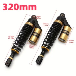 REAR SHOCK ABSORBERS UNIVERSAL GAS 320 MM RFY GOLD EC FOR MOTORCYCLES