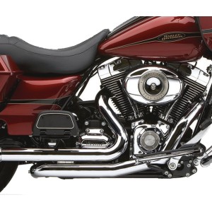 COLLETTORI SCARICHI COBRA DUAL POWERPORT CROMATI HARLEY DAVIDSON FLH FLT TOURING 2010-2016