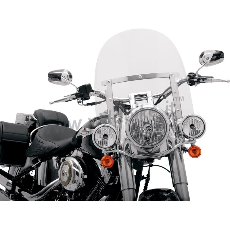 PARABREZZA MEMPHIS SLIM DA 15" TRASPARENTE HARLEY DAVIDSON SOFTAIL FXLR LOW RIDER 18-22