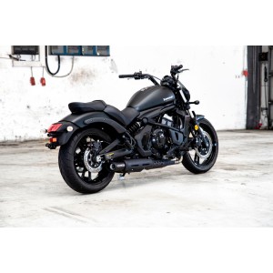 AUSPUFFANLAGEN MILLER AMPLIFIRE EU-ZULASSUNG SCHWARZ KAWASAKI EN 650 VULCAN S 2021-2024