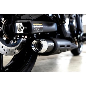 SCARICO SLIP-ON MILLER AMPLIFIRE OMOLOGATO NERO KAWASAKI EN 650 VULCAN S 2021-2024