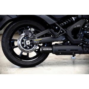 SCARICO SLIP-ON MILLER AMPLIFIRE OMOLOGATO NERO KAWASAKI EN 650 VULCAN S 2021-2024