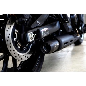 EXHAUST MUFFLER MILLER AMPLIFIRE EU APPROVED BLACK KAWASAKI EN 650 VULCAN S 2021-2024