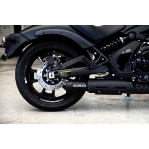 SCARICO SLIP-ON MILLER AMPLIFIRE OMOLOGATO NERO KAWASAKI EN 650 VULCAN S 2021-2024