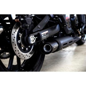 SCARICO SLIP-ON MILLER AMPLIFIRE OMOLOGATO NERO KAWASAKI EN 650 VULCAN S 2021-2024