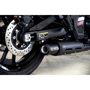 SCARICO SLIP-ON MILLER AMPLIFIRE OMOLOGATO NERO KAWASAKI EN 650 VULCAN S 2021-2024