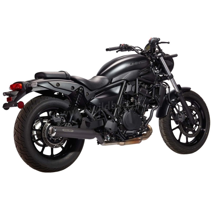 SCARICO SLIP-ON MILLER BULLET OMOLOGATO NERO KAWASAKI ELIMINATOR 500 SE 2024-2026