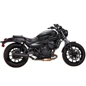 SCARICO SLIP-ON MILLER BULLET OMOLOGATO NERO KAWASAKI ELIMINATOR 500 SE 2024-2026