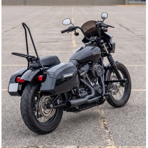SADDLEBAGS VIKING DARKIN 29L GLOSS BLACK HARLEY DAVIDSON FXBB SOFTAIL STREET BOB 2018-2026