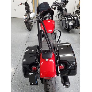 SATTELTASCHEN VIKING DARKIN 29L SCHWARZE GLANZ HARLEY DAVIDSON FXBB SOFTAIL STREET BOB 2018-2026
