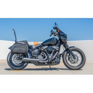 SACOCHES LATÉRAL VIKING STEALTH XL 60L NOIR HARLEY DAVIDSON FXBB SOFTAIL STREET BOB 2018-2026