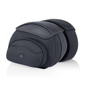 SADDLEBAGS VIKING STEALTH XL 60L BLACK HARLEY DAVIDSON FXBB SOFTAIL STREET BOB 2018-2026