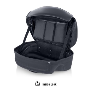 SATTELTASCHEN VIKING STEALTH XL 60L SCHWARZE HARLEY DAVIDSON FXBB SOFTAIL STREET BOB 2018-2026