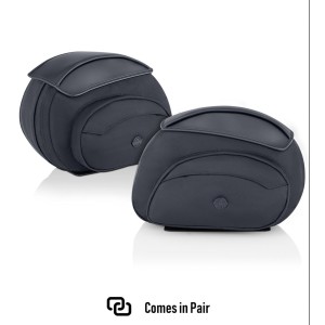 SADDLEBAGS VIKING STEALTH XL 60L BLACK HARLEY DAVIDSON FXBB SOFTAIL STREET BOB 2018-2026