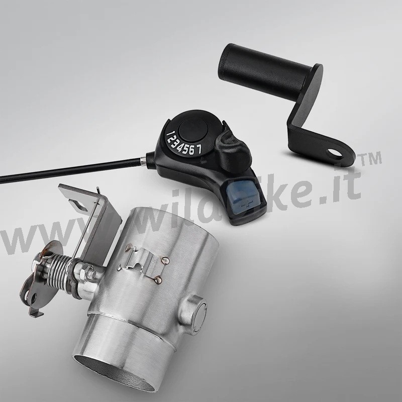KIT VALVOLA 51 MM PER SUONO REGOLABILE MANUALE PER MARMITTE E SCARICHI MOTO