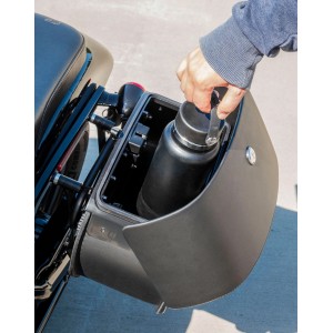 BORSE LATERALI VIKING BAELOR 28L NERE HARLEY DAVIDSON FXBB SOFTAIL STREET BOB 2018-2026