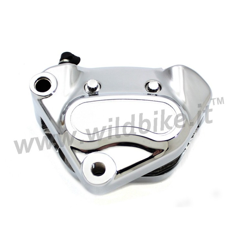 CHROM BREMSSATTEL VORNE LINKS HARLEY DAVIDSON FXST FLST SOFTAIL 2000-2007