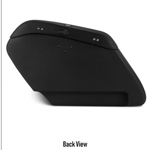 SACOCHES LATÉRAL VIKING BALDUR 42L EN CUIR NOIR HARLEY DAVIDSON FXBB SOFTAIL STREET BOB 2018-2026