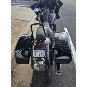 SATTELTASCHEN VIKING DARKIN 32L SCHWARZ GLANZ HARLEY DAVIDSON FXLRS SOFTAIL LOW RIDER S 2025-2026