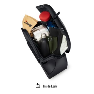 BORSE LATERALI VIKING DARKIN 32L NERE LUCIDE HARLEY DAVIDSON FXLRS SOFTAIL LOW RIDER S 2025-2026