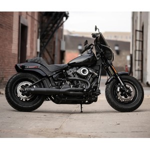 AUSPUFFSYSTEM 2IN1 S&S SUPERSTREET CAT 50 STATE SCHWARZ HARLEY DAVIDSON SOFTAIL 2018-2024