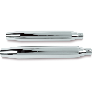 SCARICHI SLIP-ON 2-1/2" PAUGHCO TAPERED CROMATI HARLEY DAVIDSON FLST SOFTAIL 1990-1996