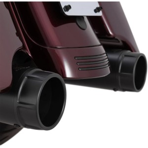 BLACK EXHAUST SYSTEM VANCE & HINES TORQUER 450 HARLEY DAVIDSON FLH FLT TOURING 2017-2026
