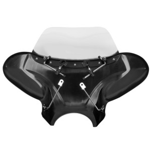 BATWING VERKLEIDUNG WINDSCHUTZSCHEIBE SCHWARZE HONDA VT 750 C SHADOW 1987-2009