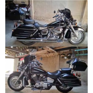 PARABREZZA CARENATURA BATWING NERA HONDA VT 750 C SHADOW 1987-2009